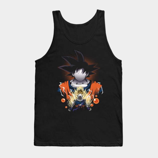 Saiyan Hero Tank Top by PanosStamo